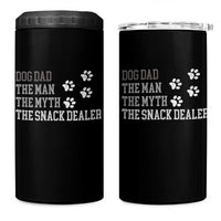 Dog Dad 4 in 1 Can Cooler Tumbler Fathers Day Gift for Dog Lovers Retro Vintage - Wonder Print Shop