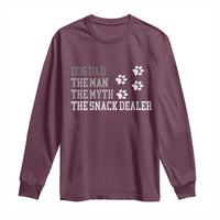Dog Dad Long Sleeve Shirt Fathers Day Gift for Dog Lovers Retro Vintage - Wonder Print Shop