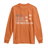 Dog Dad Long Sleeve Shirt Fathers Day Gift for Dog Lovers Retro Vintage - Wonder Print Shop