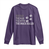 Dog Dad Long Sleeve Shirt Fathers Day Gift for Dog Lovers Retro Vintage - Wonder Print Shop