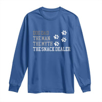 Dog Dad Long Sleeve Shirt Fathers Day Gift for Dog Lovers Retro Vintage - Wonder Print Shop