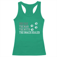 Dog Dad Racerback Tank Top Fathers Day Gift for Dog Lovers Retro Vintage - Wonder Print Shop