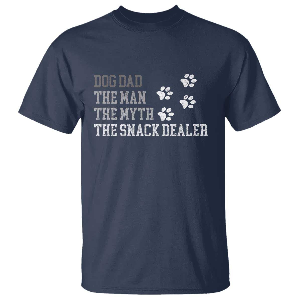 Dog Dad T Shirt Fathers Day Gift for Dog Lovers Retro Vintage - Wonder Print Shop