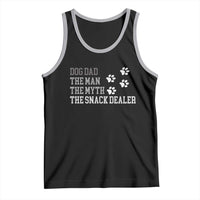 Dog Dad Tank Top Fathers Day Gift for Dog Lovers Retro Vintage - Wonder Print Shop