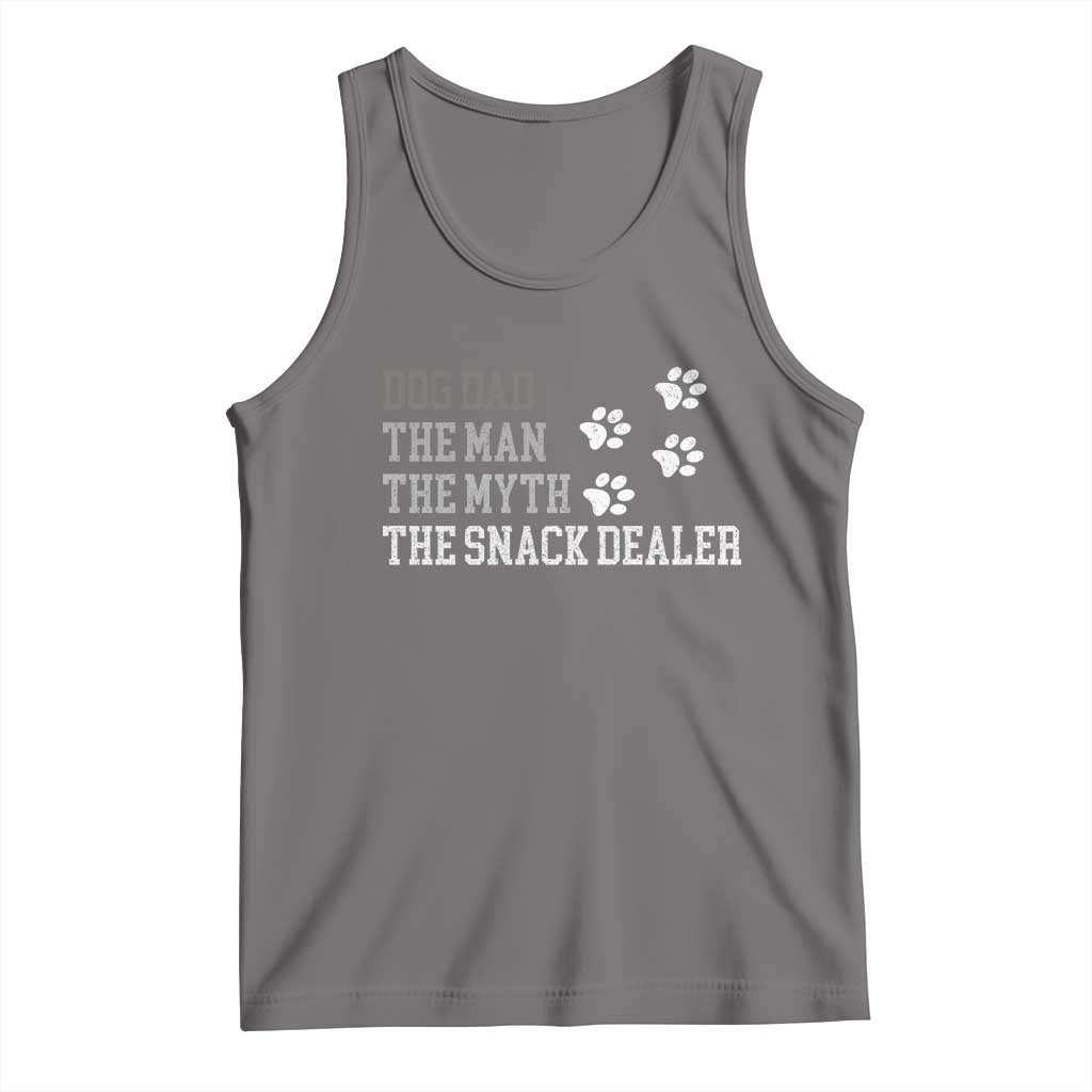 Dog Dad Tank Top Fathers Day Gift for Dog Lovers Retro Vintage - Wonder Print Shop