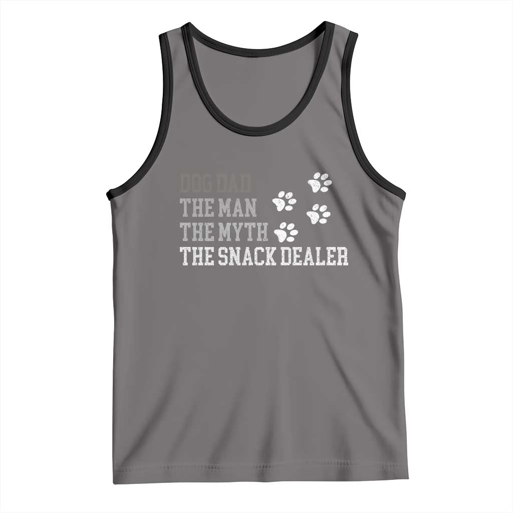 Dog Dad Tank Top Fathers Day Gift for Dog Lovers Retro Vintage - Wonder Print Shop