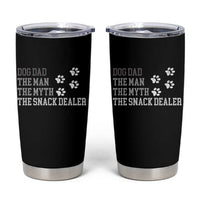 Dog Dad Tumbler Cup Fathers Day Gift for Dog Lovers Retro Vintage - Wonder Print Shop