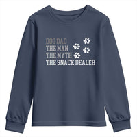 Dog Dad Youth Sweatshirt Fathers Day Gift for Dog Lovers Retro Vintage - Wonder Print Shop