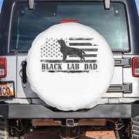 Black Lab Dad Spare Tire Cover Funny Labrador Dad Fathers Day Gift for Dog Lovers - Wonder Print Shop