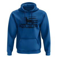 Black Lab Dad Hoodie Funny Labrador Dad Fathers Day Gift for Dog Lovers - Wonder Print Shop