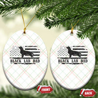 Black Lab Dad Ceramic Ornament Funny Labrador Dad Fathers Day Gift for Dog Lovers - Wonder Print Shop