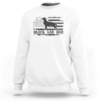 Black Lab Dad Sweatshirt Funny Labrador Dad Fathers Day Gift for Dog Lovers - Wonder Print Shop