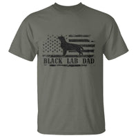 Black Lab Dad T Shirt Funny Labrador Dad Fathers Day Gift for Dog Lovers - Wonder Print Shop