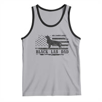 Black Lab Dad Tank Top Funny Labrador Dad Fathers Day Gift for Dog Lovers - Wonder Print Shop