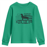 Black Lab Dad Youth Sweatshirt Funny Labrador Dad Fathers Day Gift for Dog Lovers - Wonder Print Shop