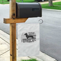Dachshund Dog Dad Garden Flag Fathers Day Gift for Dog Lovers American Flag - Wonder Print Shop