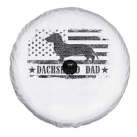 Dachshund Dog Dad Spare Tire Cover Fathers Day Gift for Dog Lovers American Flag - Wonder Print Shop