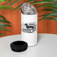 Dachshund Dog Dad 4 in 1 Can Cooler Tumbler Fathers Day Gift for Dog Lovers American Flag - Wonder Print Shop