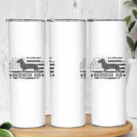 Dachshund Dog Dad Skinny Tumbler Fathers Day Gift for Dog Lovers American Flag - Wonder Print Shop