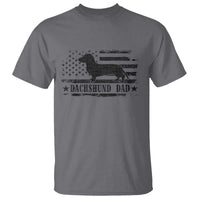 Dachshund Dog Dad T Shirt Fathers Day Gift for Dog Lovers American Flag - Wonder Print Shop