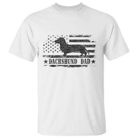 Dachshund Dog Dad T Shirt Fathers Day Gift for Dog Lovers American Flag - Wonder Print Shop