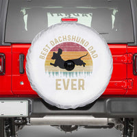 Dachshund Dog Dad Spare Tire Cover Vintage 60s 70s Retro Fathers Day Gift for Dog Lovers - Wonder Print Shop