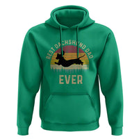 Dachshund Dog Dad Hoodie Vintage 60s 70s Retro Fathers Day Gift for Dog Lovers - Wonder Print Shop