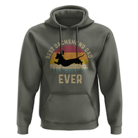 Dachshund Dog Dad Hoodie Vintage 60s 70s Retro Fathers Day Gift for Dog Lovers - Wonder Print Shop