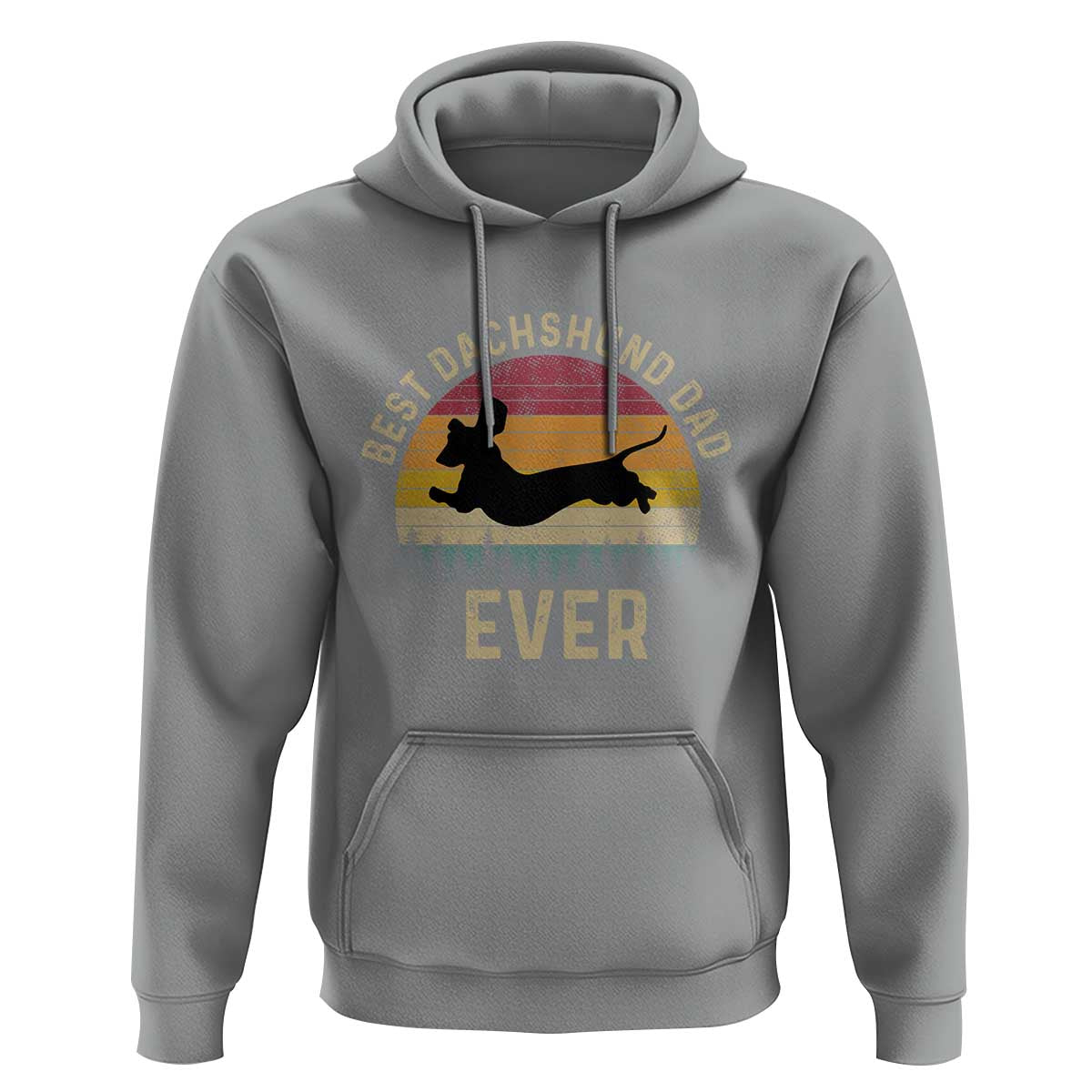 Dachshund Dog Dad Hoodie Vintage 60s 70s Retro Fathers Day Gift for Dog Lovers - Wonder Print Shop