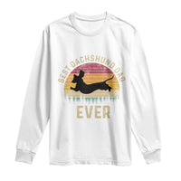 Dachshund Dog Dad Long Sleeve Shirt Vintage 60s 70s Retro Fathers Day Gift for Dog Lovers - Wonder Print Shop