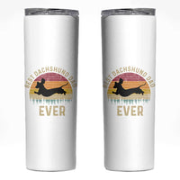 Dachshund Dog Dad Skinny Tumbler Vintage 60s 70s Retro Fathers Day Gift for Dog Lovers - Wonder Print Shop