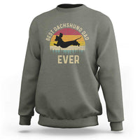 Dachshund Dog Dad Sweatshirt Vintage 60s 70s Retro Fathers Day Gift for Dog Lovers - Wonder Print Shop