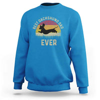 Dachshund Dog Dad Sweatshirt Vintage 60s 70s Retro Fathers Day Gift for Dog Lovers - Wonder Print Shop