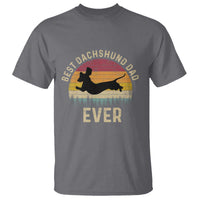 Dachshund Dog Dad T Shirt Vintage 60s 70s Retro Fathers Day Gift for Dog Lovers - Wonder Print Shop