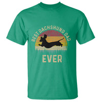 Dachshund Dog Dad T Shirt Vintage 60s 70s Retro Fathers Day Gift for Dog Lovers - Wonder Print Shop