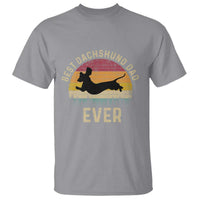 Dachshund Dog Dad T Shirt Vintage 60s 70s Retro Fathers Day Gift for Dog Lovers - Wonder Print Shop