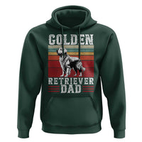 Retro Dog Golden Dad Hoodie Fathers Day Gift for Dog Lovers Golden Retriever Dad - Wonder Print Shop