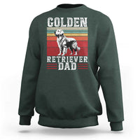 Retro Dog Golden Dad Sweatshirt Fathers Day Gift for Dog Lovers Golden Retriever Dad - Wonder Print Shop
