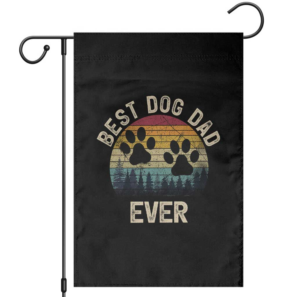 Best Dog Dad Ever Garden Flag Fathers Day Gift for Dog Lovers - Wonder Print Shop