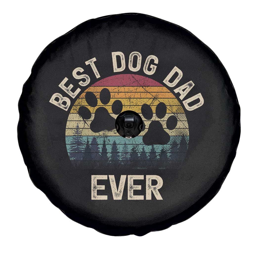 Best Dog Dad Ever Spare Tire Cover Fathers Day Gift for Dog Lovers - Wonder Print Shop