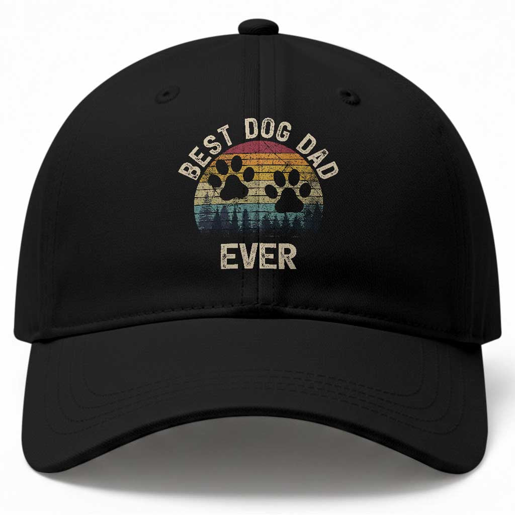Best Dog Dad Ever Baseball Cap Fathers Day Gift for Dog Lovers