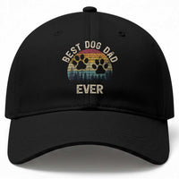 Best Dog Dad Ever Baseball Cap Fathers Day Gift for Dog Lovers