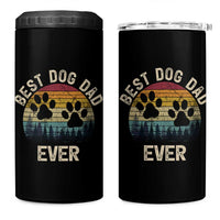 Best Dog Dad Ever 4 in 1 Can Cooler Tumbler Fathers Day Gift for Dog Lovers - Wonder Print Shop