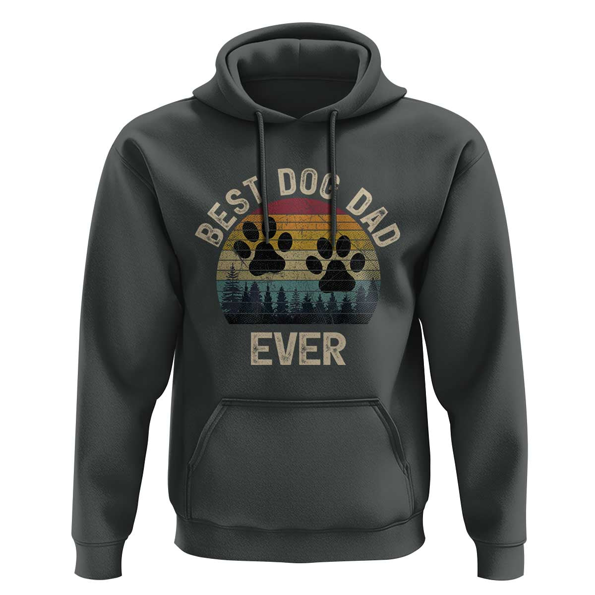 Best Dog Dad Ever Hoodie Fathers Day Gift for Dog Lovers - Wonder Print Shop