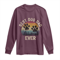 Best Dog Dad Ever Long Sleeve Shirt Fathers Day Gift for Dog Lovers - Wonder Print Shop