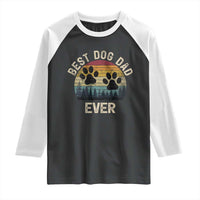 Best Dog Dad Ever Raglan Shirt Fathers Day Gift for Dog Lovers - Wonder Print Shop