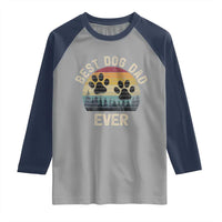 Best Dog Dad Ever Raglan Shirt Fathers Day Gift for Dog Lovers - Wonder Print Shop