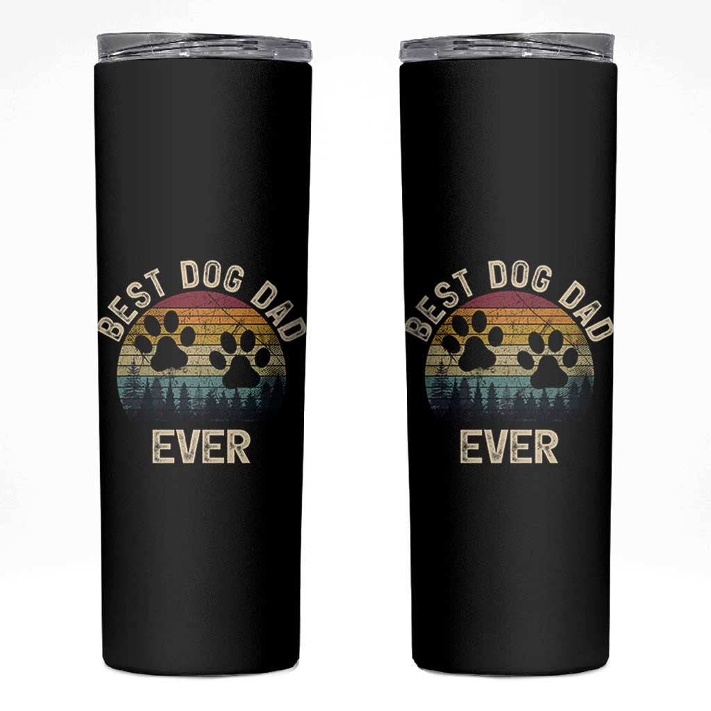 Best Dog Dad Ever Skinny Tumbler Fathers Day Gift for Dog Lovers - Wonder Print Shop