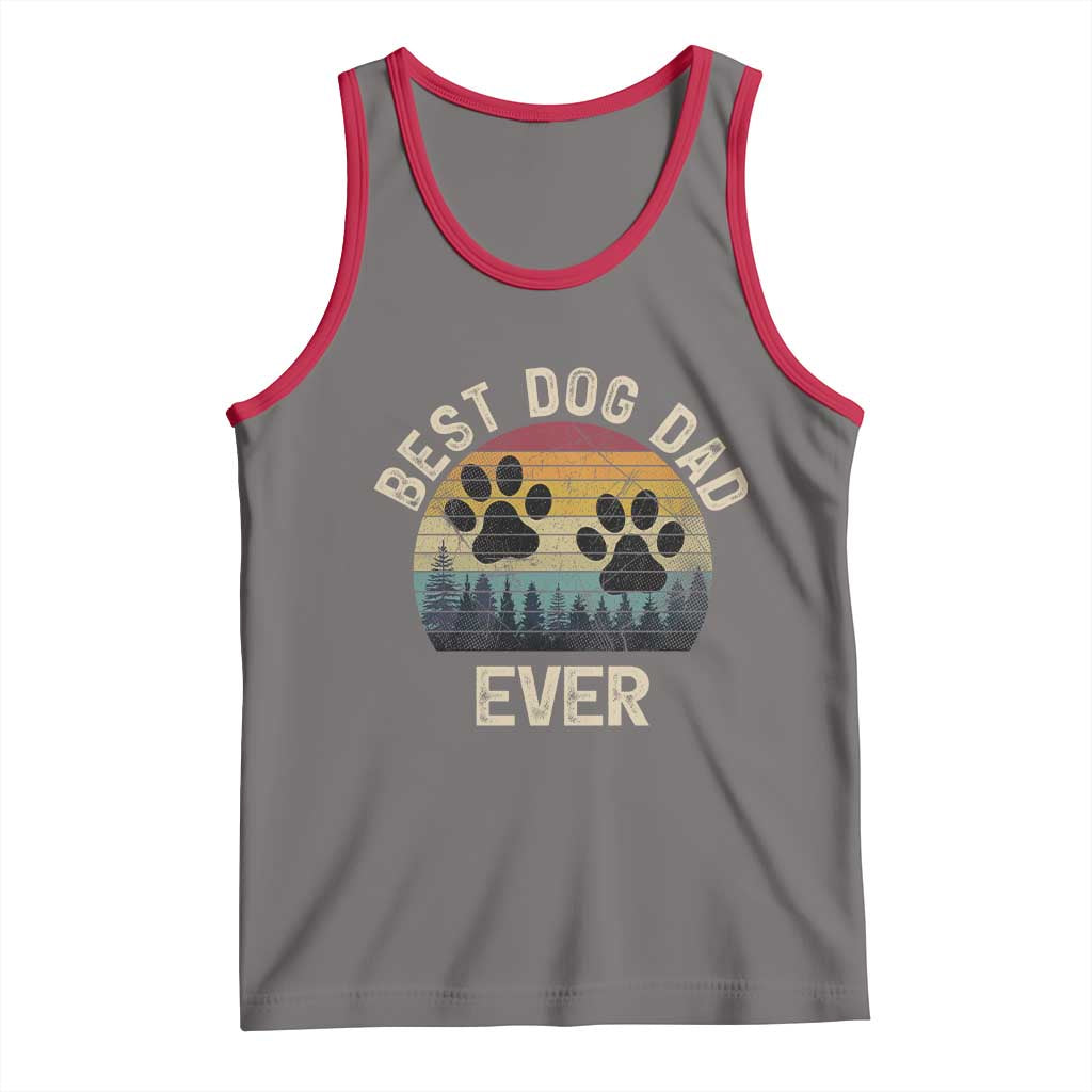 Best Dog Dad Ever Tank Top Fathers Day Gift for Dog Lovers - Wonder Print Shop