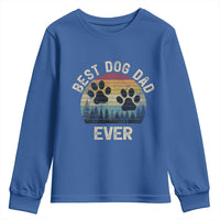 Best Dog Dad Ever Youth Sweatshirt Fathers Day Gift for Dog Lovers - Wonder Print Shop